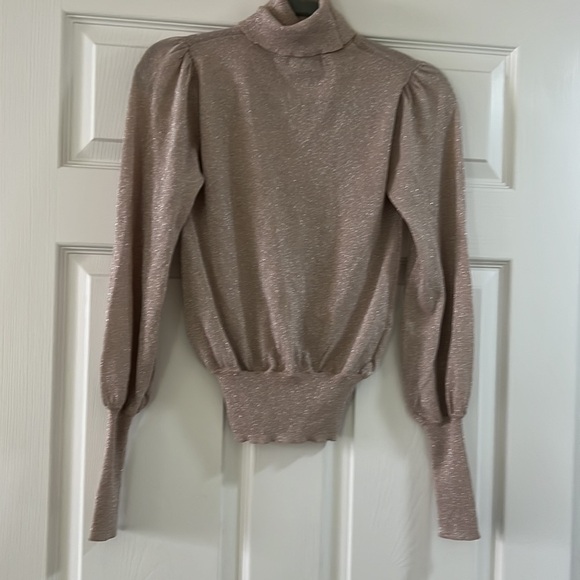 Forever 21 Women's Mock Turtle Neck Long Sleeve Top Soft Size S - Picture 3 of 8